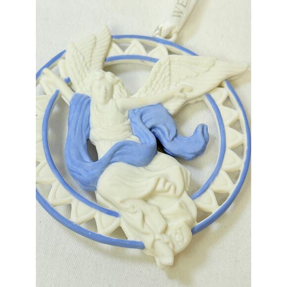 Vtg Wedgwood Jasperware Angel Ornament Angels Collection - Picture 2 of 4